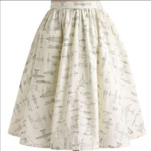 On a Barrel- Airplane Skirt